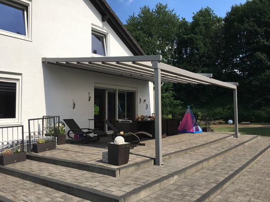 Markisen bei Fortuna Wintergarten