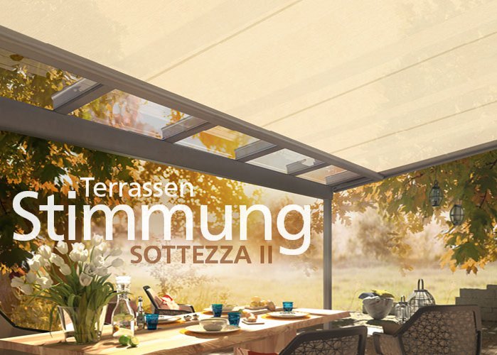 Weinor Beschattungen für Wintergärten und Terrassendächer